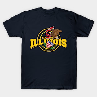 Illinois State USA T-Shirt